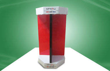 Iphone Accessory Products Cardboard Free Standing Display Units Eight-Face-Show Design
