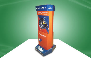 Lanimation Golf Pole Corrugated Cardboard Display Stands With Eye - catching Design