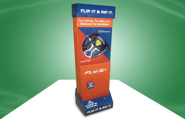 Lanimation Golf Pole Corrugated Cardboard Display Stands With Eye - catching Design