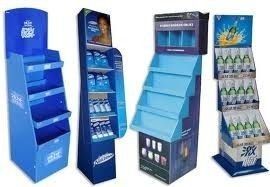 Flooring Corrugated Display Stands / Display Shelf  Attractive design