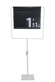 Custom POS Sign Holder 1000 - 1800mm Height , POP Poster Display Stand