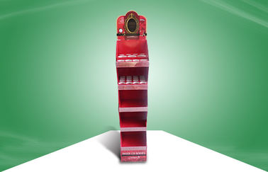 Cosmatics Cardboard Free Standing Display Unit With Five Shelf Promoting Diferent Items & Size