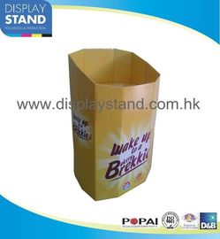Free Cardboard Floor Display Stands with For Foods Supporting 45kgs