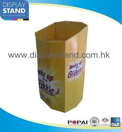 Free Cardboard Floor Display Stands with For Foods Supporting 45kgs