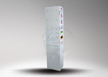 Customized Cardboard Floor Display Stand With Plastic Hooks and Removed Base,Paper Hanging Display Stands