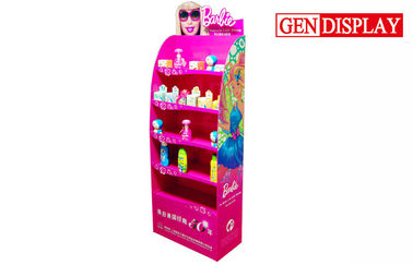 Store Corrugated Cosmetic Display Stands Retail For Hanging Items