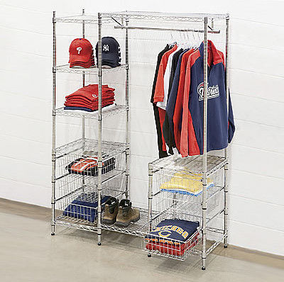Sturdy Durable Clothing Display Racks , Industrial Clothing Rack